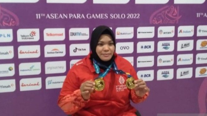 Indonesia borong sepuluh medali emas para angkat berat Di ASEAN Para Games 2022