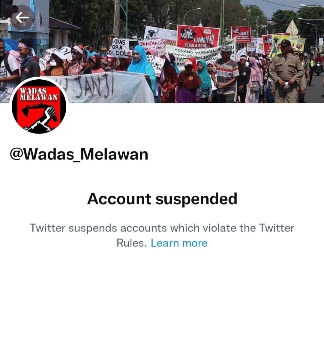 Klarifikasi Polda Jateng Mengenai Hilangnya Akun Sosmed @Wadas_Melawan