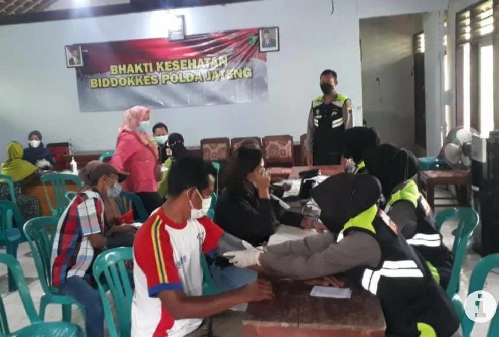 Polda Jateng Laksanakan Pengobatan gratis di Desa Wadas