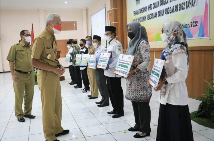 Lembaga Agama Menerima Bantuan Rp107 Miliar dari Pemprov Jateng